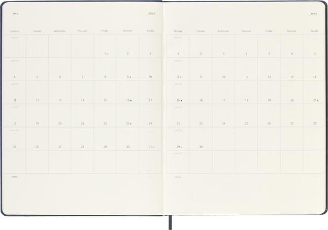 12M WKLY NTBK XL SAP.BLUE HARD