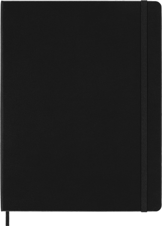 Carnet Classic Couverture rigide, Noir - Front view