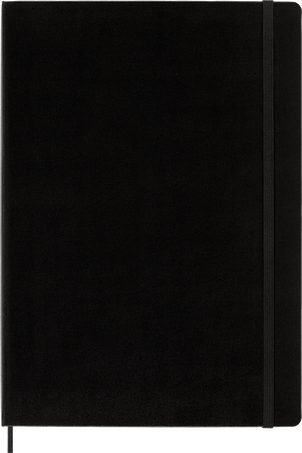 Classic Notebook Hard Cover, Black - Front view