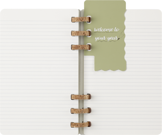 12M SPIRAL PLANNER L BLACK SOFT