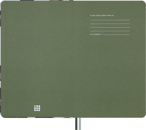 SNAKE LEAVES-LARGE RULED NOTEBOOK NO BOX