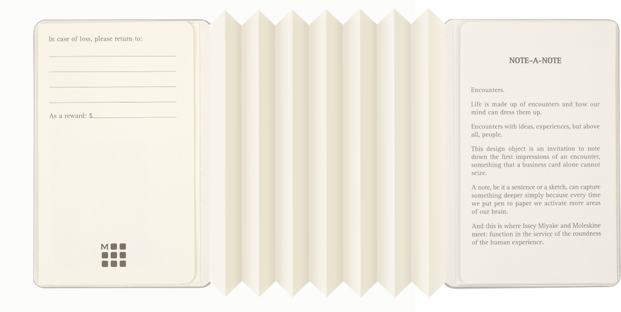 BUSINESS CARD HOLDER GRAY ISSEY MIYAKE