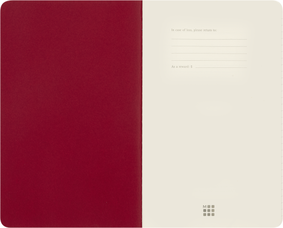 CAHIER JNLS L RUL PATTERN GRN-BLUE-RED