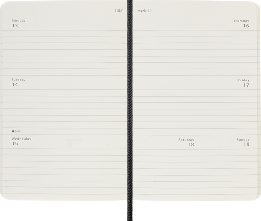 12M WKLY HOR PK BLK SOFT