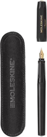 Penna stilografica con astuccio MSK X KAWECO STAN GIFT SET FOUNT BLACK