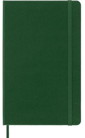 Classic Notebook Hard Cover, Myrtle Green - Front view