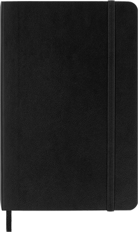 Classic Notebook Soft Cover, Black - Front view