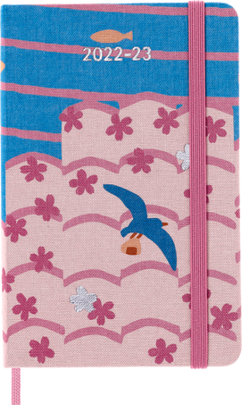 Sakura Planner 2022/2023 Weekly 18-Month, Bird - Front view