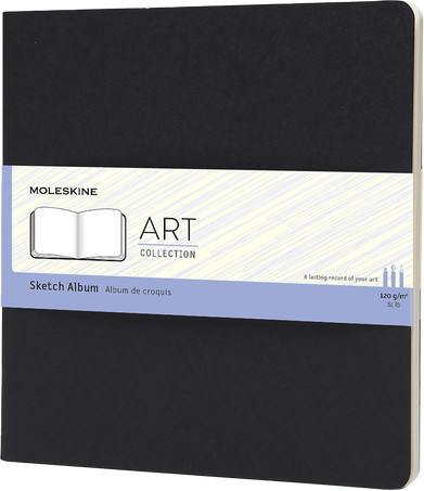 Sketch Album ART CAHIER SKETCH ALBUM SQRD BLACK