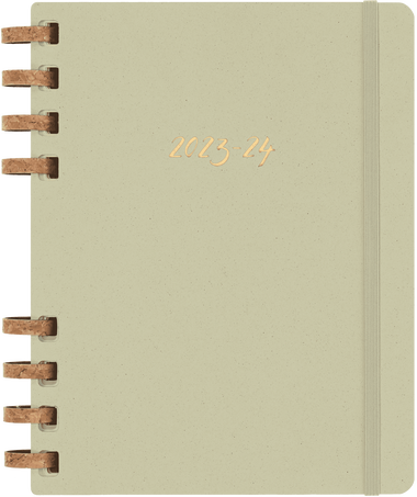 Agenda spirale 23/24 Moleskine 1s/2p Rigide X-Large Amande - Agendas -  CADEAUX -  - Livres + cadeaux + jeux