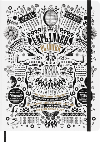 Moleskine x Lorenzo Petrantoni Planner Unplanned Planner - Front view