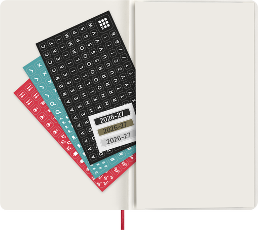 18M WKLY NTBK LG S.RED SOFT