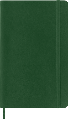 Classic Notebook Soft Cover, Myrtle Green - Front view