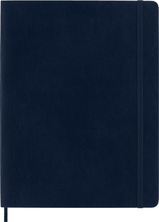 Carnet Classic Couverture souple, Bleu Saphir - Front view
