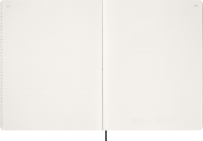 ESSENTIAL PLANNER WKLY VER XXL M GREEN
