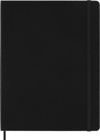 Classic Notizbuch Fester Einband, Schwarz - Front view