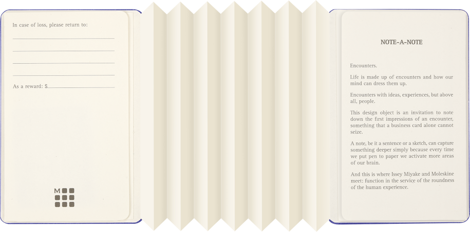 BUSINESS CARD HOLDER BLUE ISSEY MIYAKE