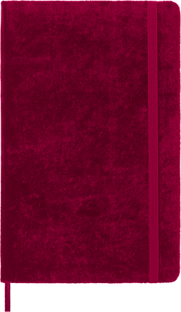 Velvet Notebook Red - Front view