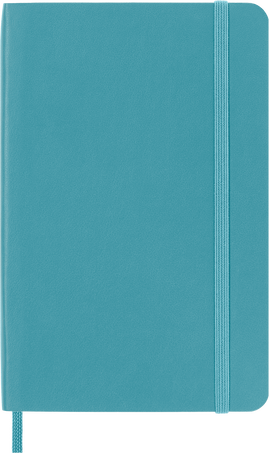 Classic Notizbuch Weicher Einband, Riffblau - Front view