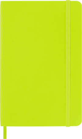 Classic Notebook Soft Cover, Lemon Green - Front view