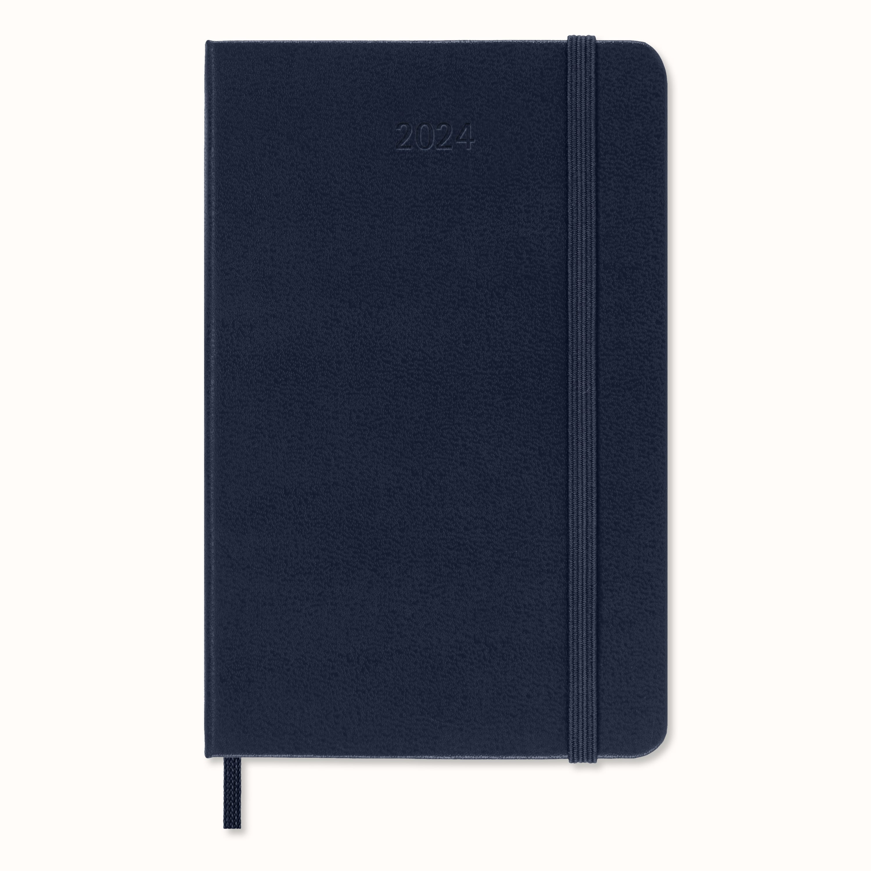 Classic Planner 2024 Pocket Daily, hard cover, 12 months Sapphire Blue