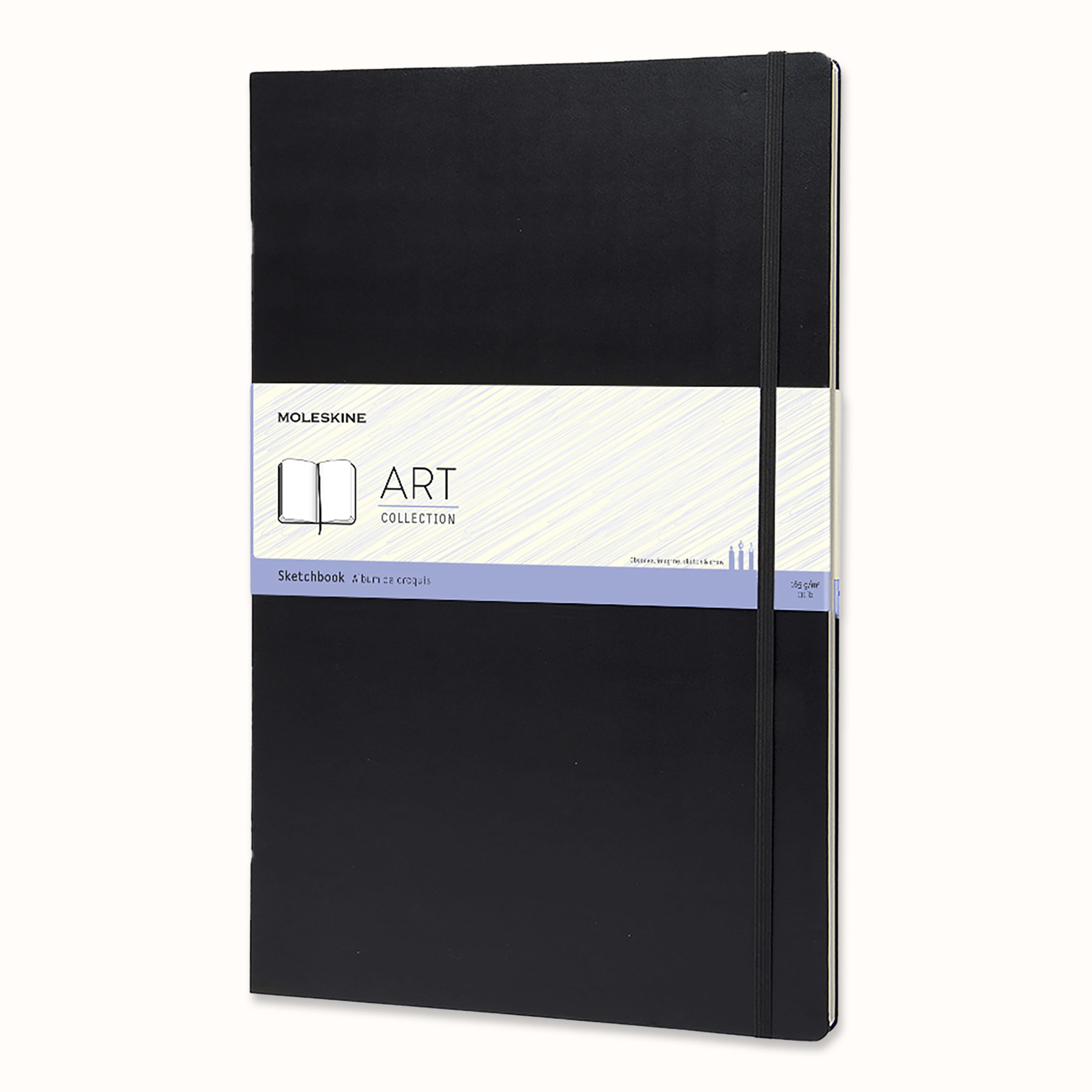 Moleskine Art Sketch Album Pocket 3.5 x 5.5 Black Plain/Blank Hard Cover 
