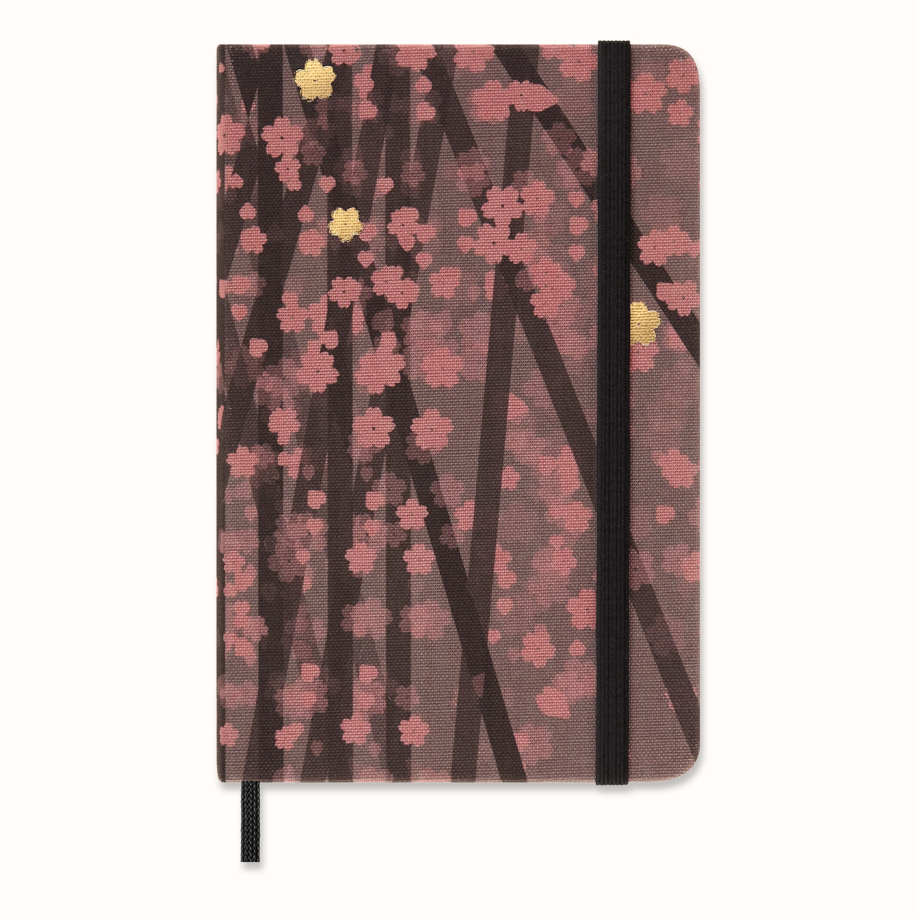 Sakura Notebook by Kosuke Tsumura Pocket, fabric hard cover, ruled Multi-color