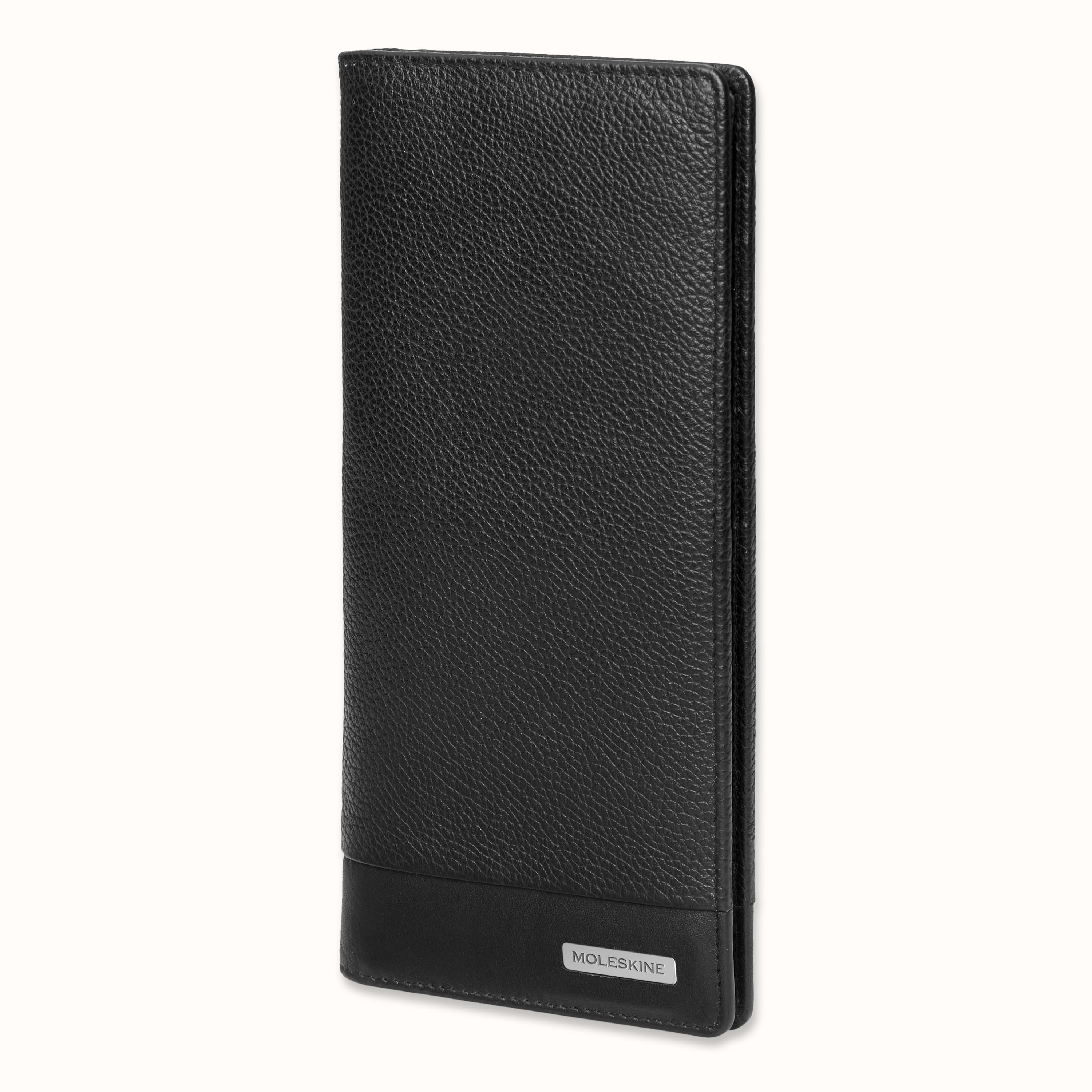 Slim Folder Wallet Classic Match Black Moleskine