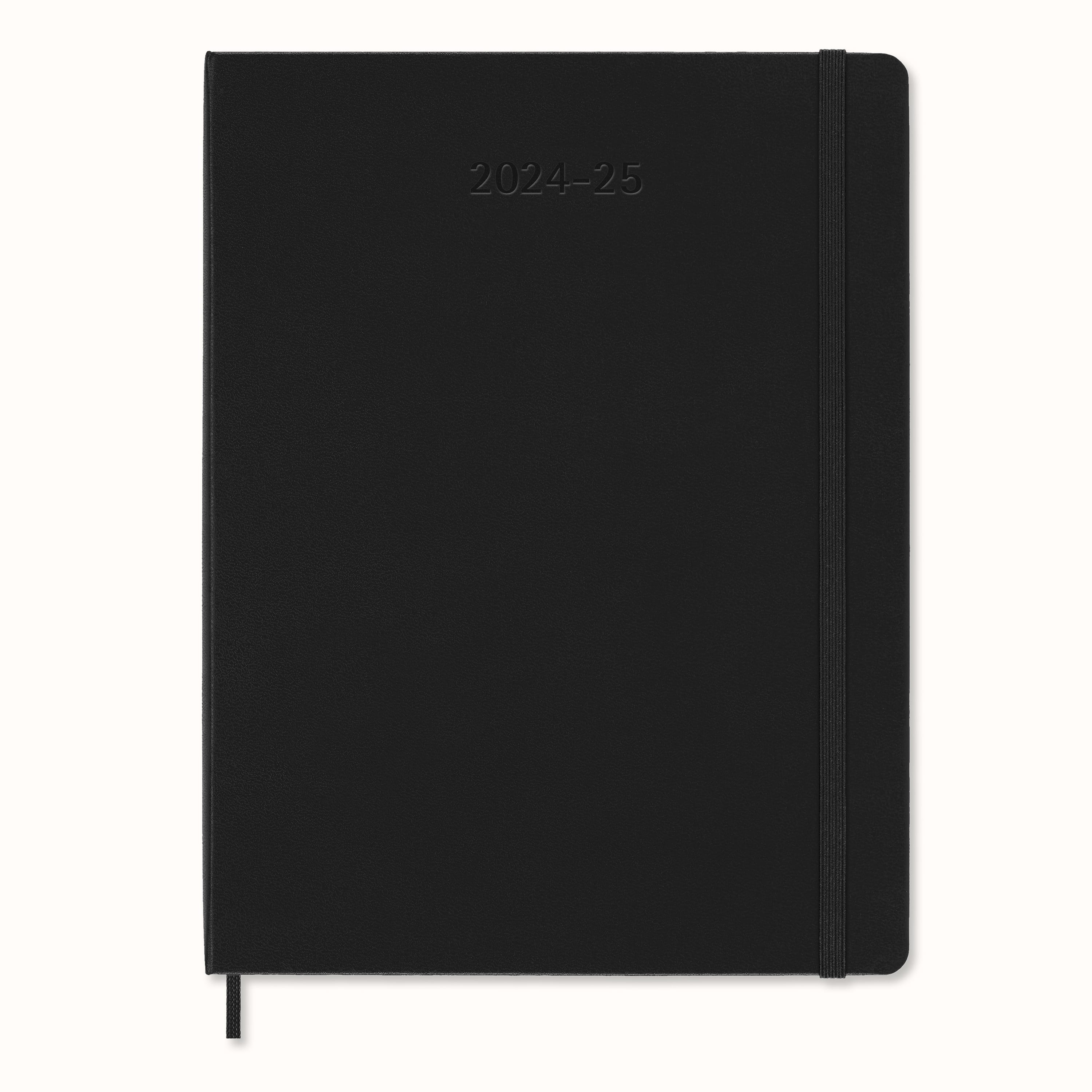 Classic Planner 2024/2025 XL Weekly, hard cover, 18 months Black