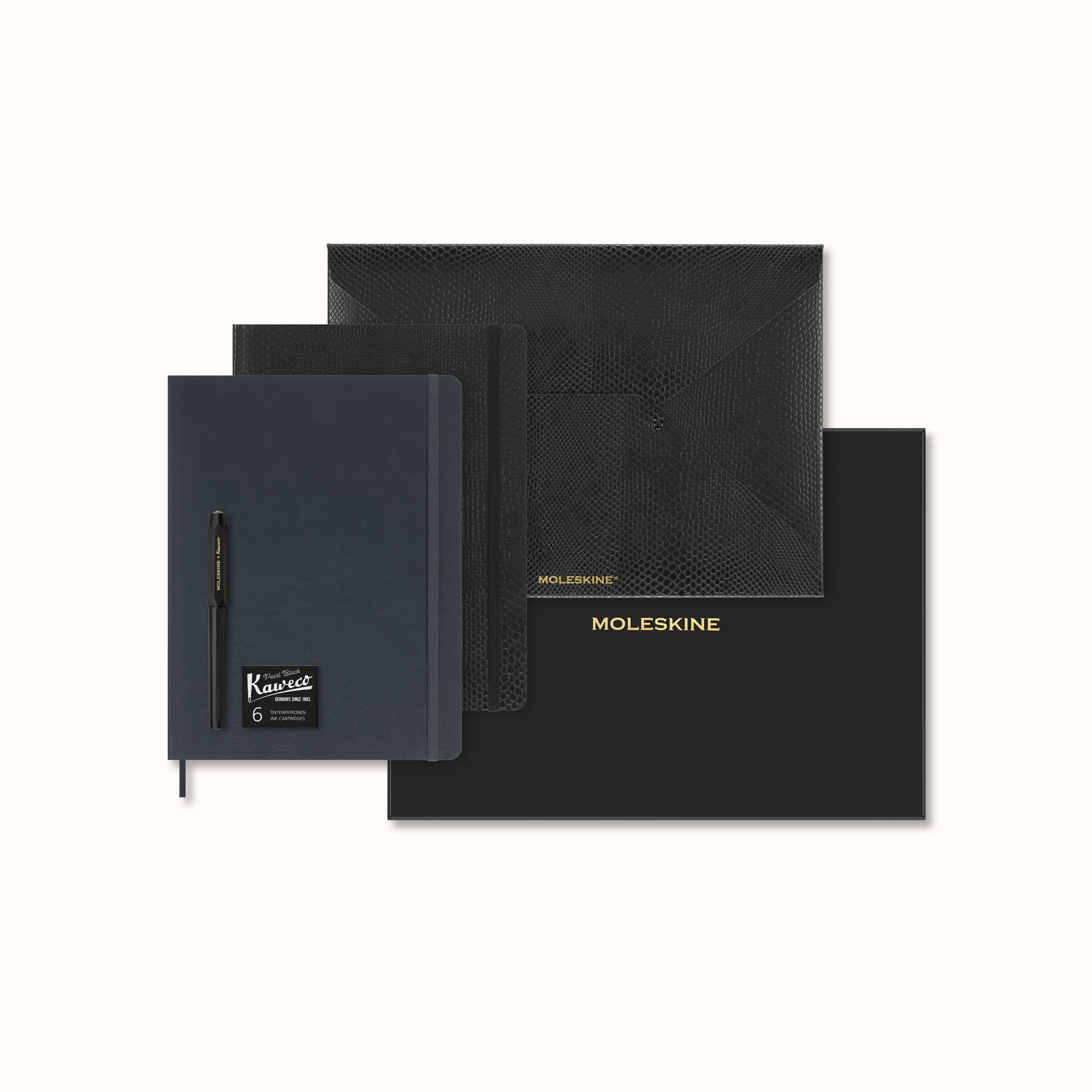 Moleskine x Kaweco Ruled Notebook and Rollerball Pen Set