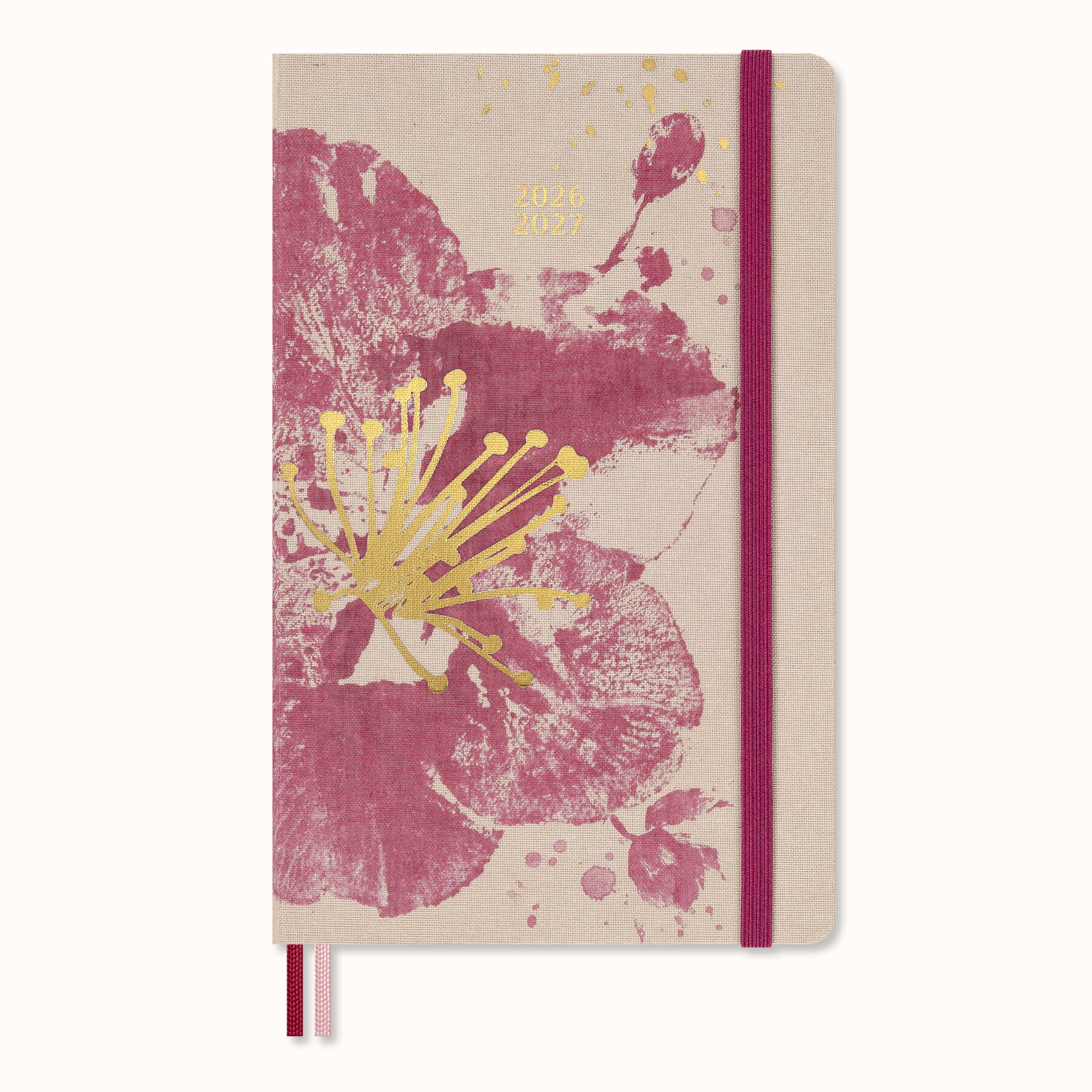 Sakura Planner 2026/2027 Weekly, Fabric Hard Cover, 18-Month