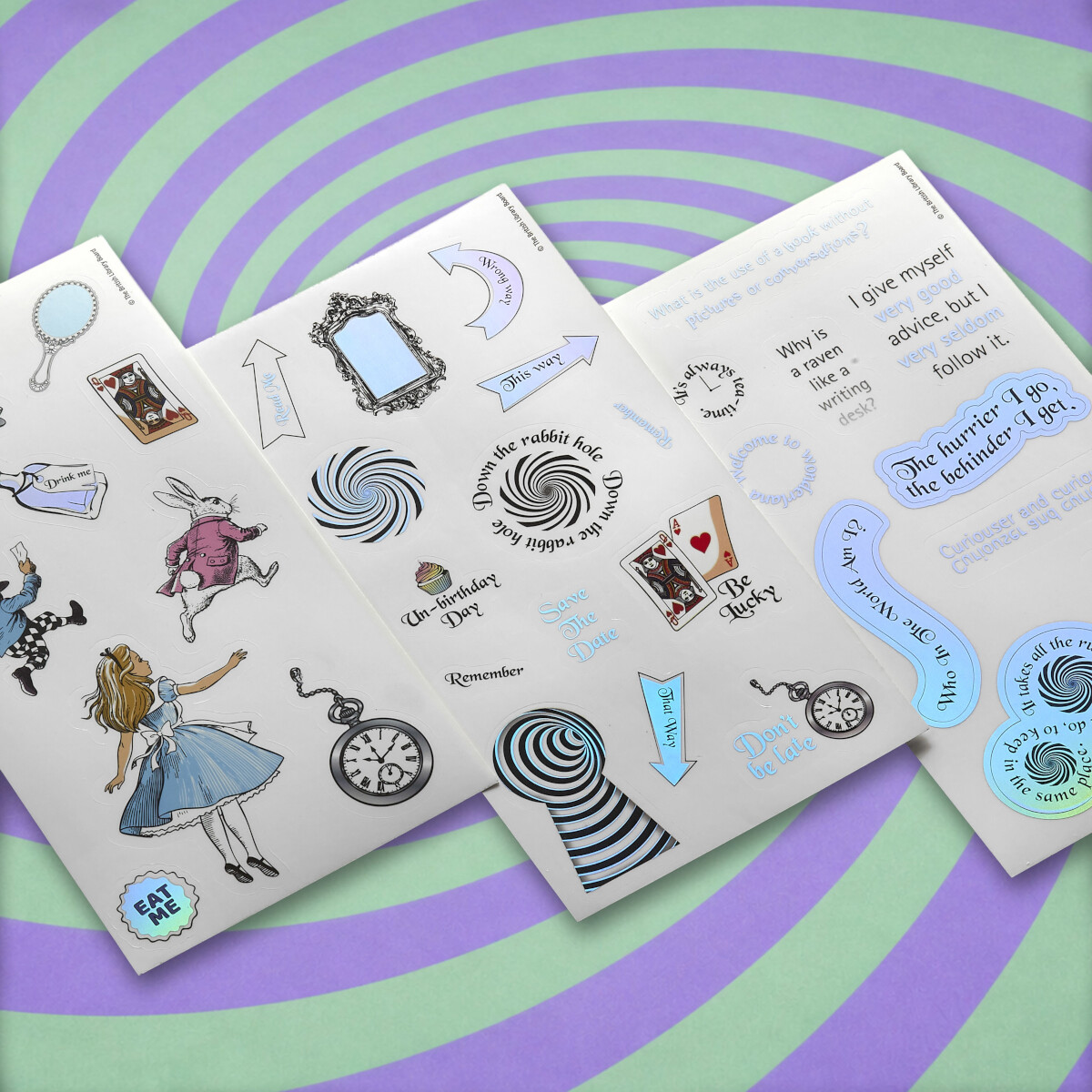 Alice's Adventures in Wonderland Stickers