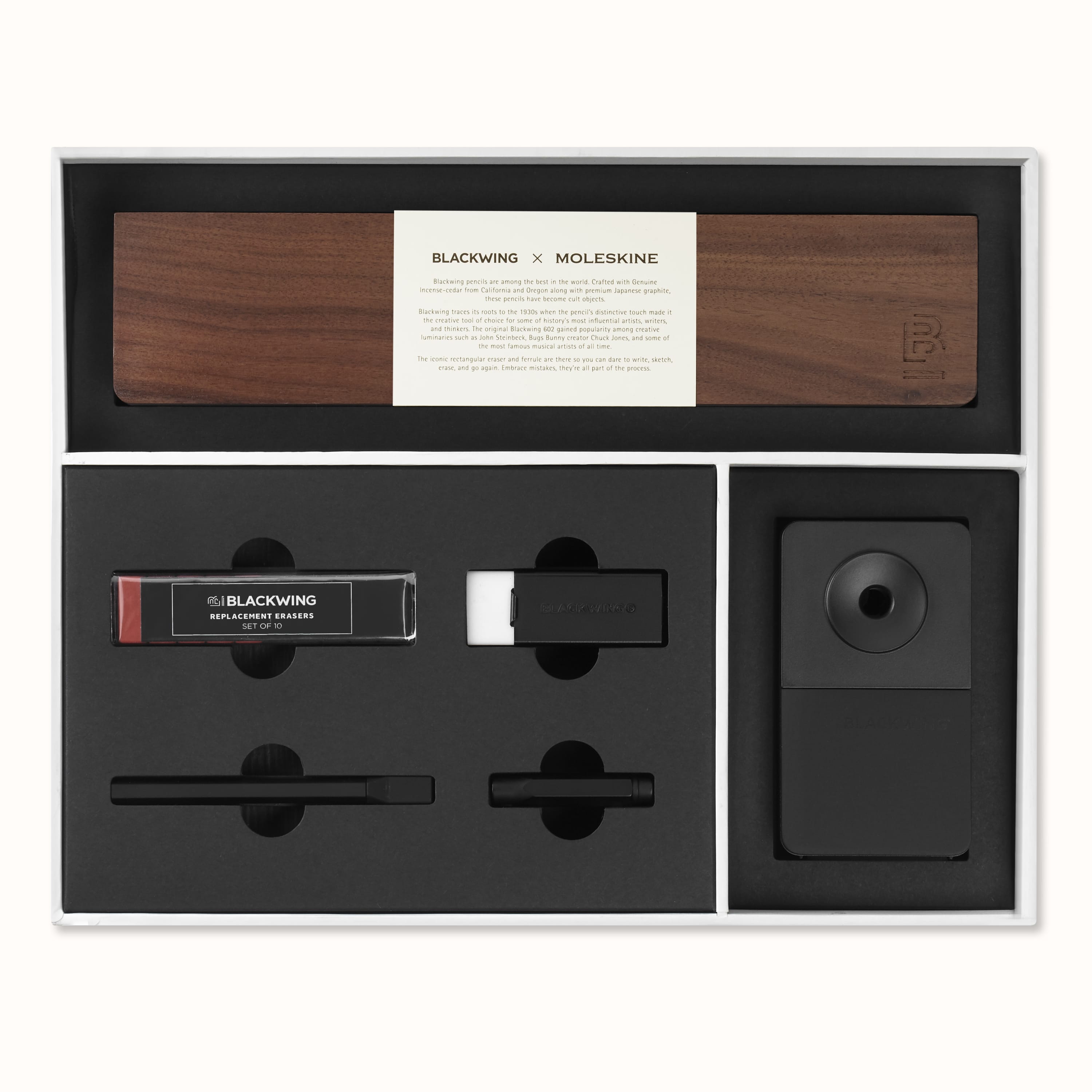 Blackwing x Moleskine Atelier Set Black | Moleskine
