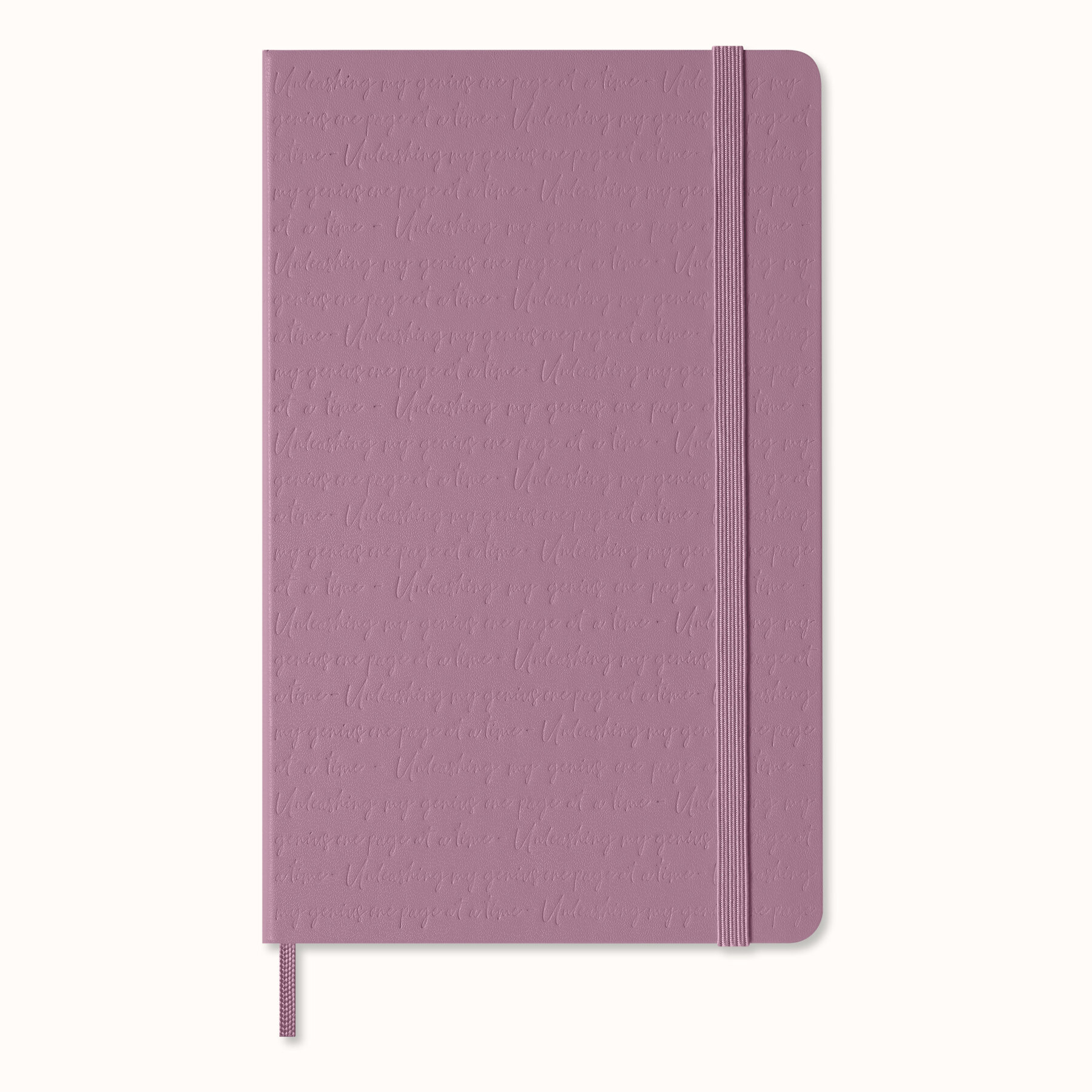 Coloured Patterned Notebook Large, ruled, debossed hard cover