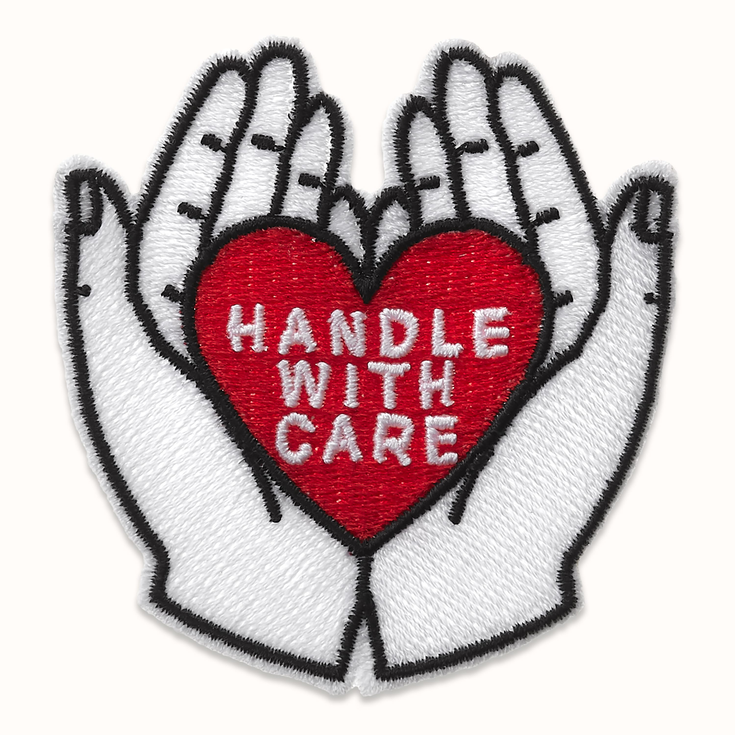 Stick-on Patch by Jean André Stick to love by Jean André Handle with Care