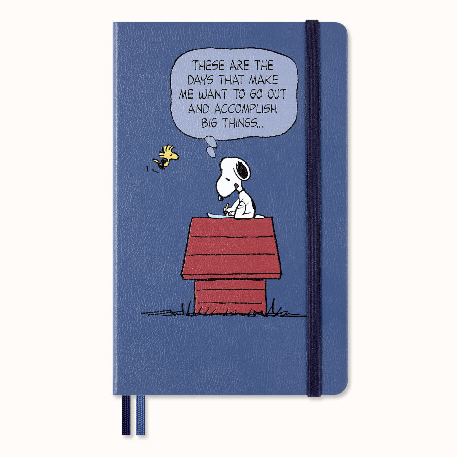 d*7様 スヌーピー ノート セット Peanuts Notebook Large, Ruled, Hard Cover, with Gift Box, Snoopy