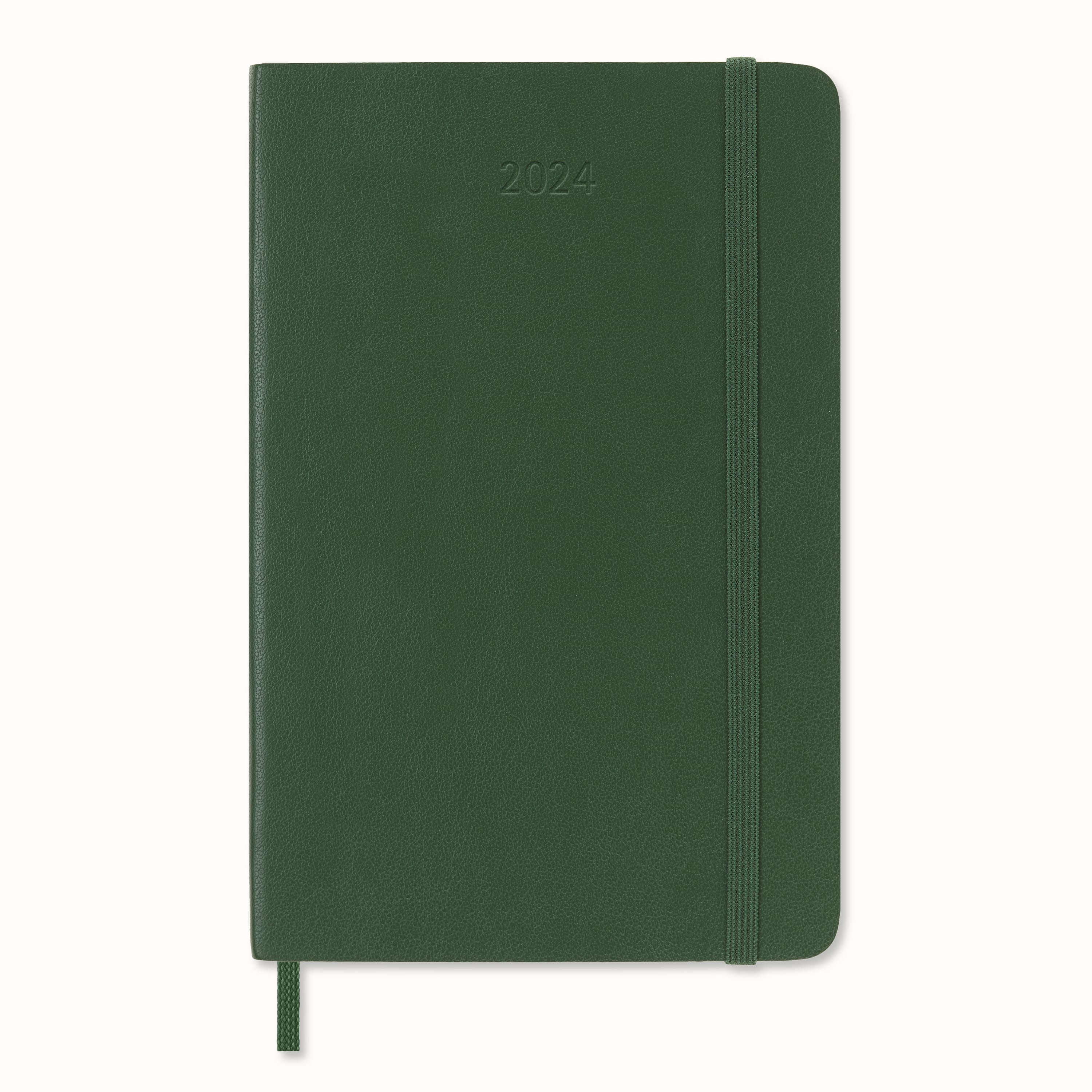 Classic Planner 2024 Pocket Weekly, soft cover, 12 months Myrtle Green