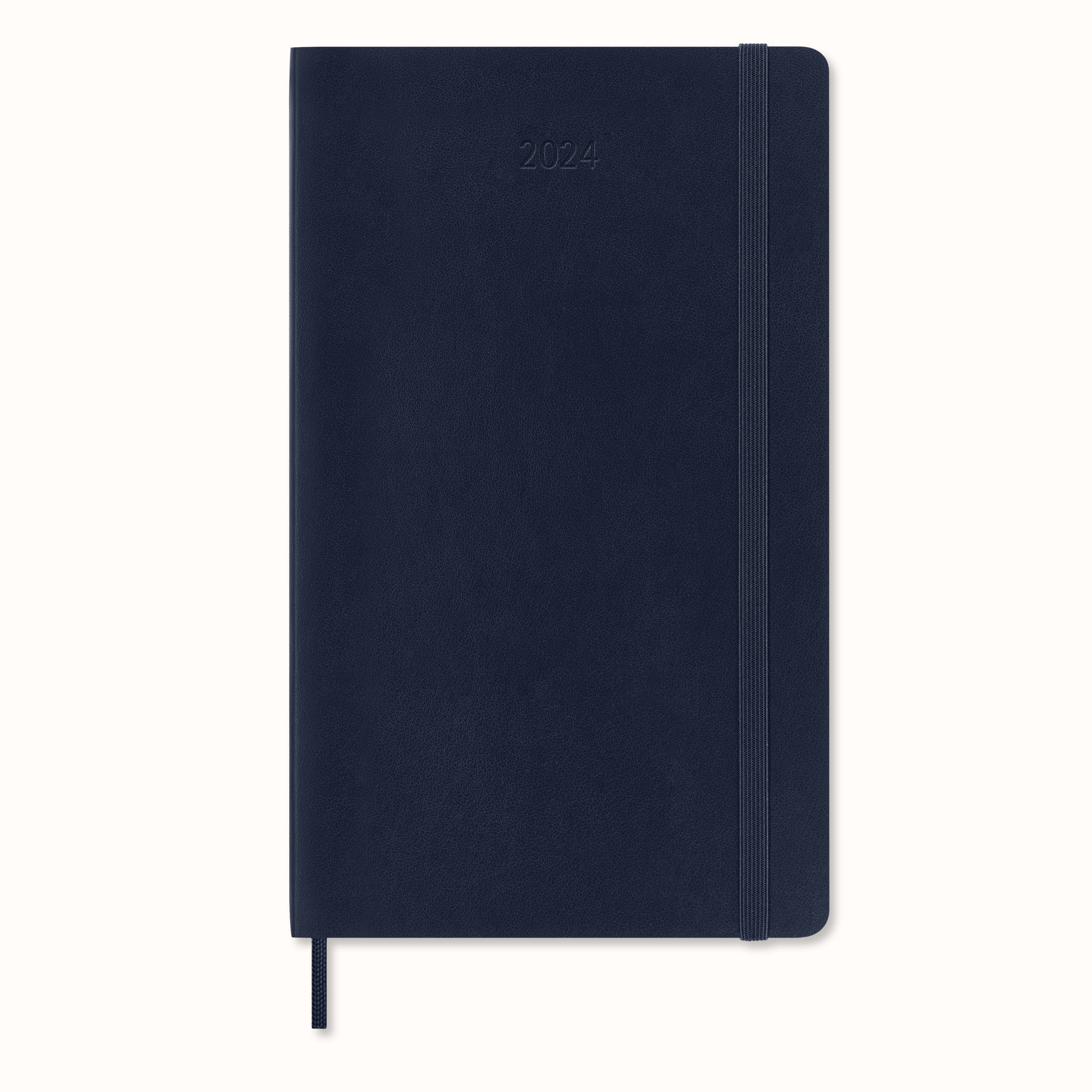 Classic Planner 2024 Large Weekly, soft cover, 12 months Sapphire Blue