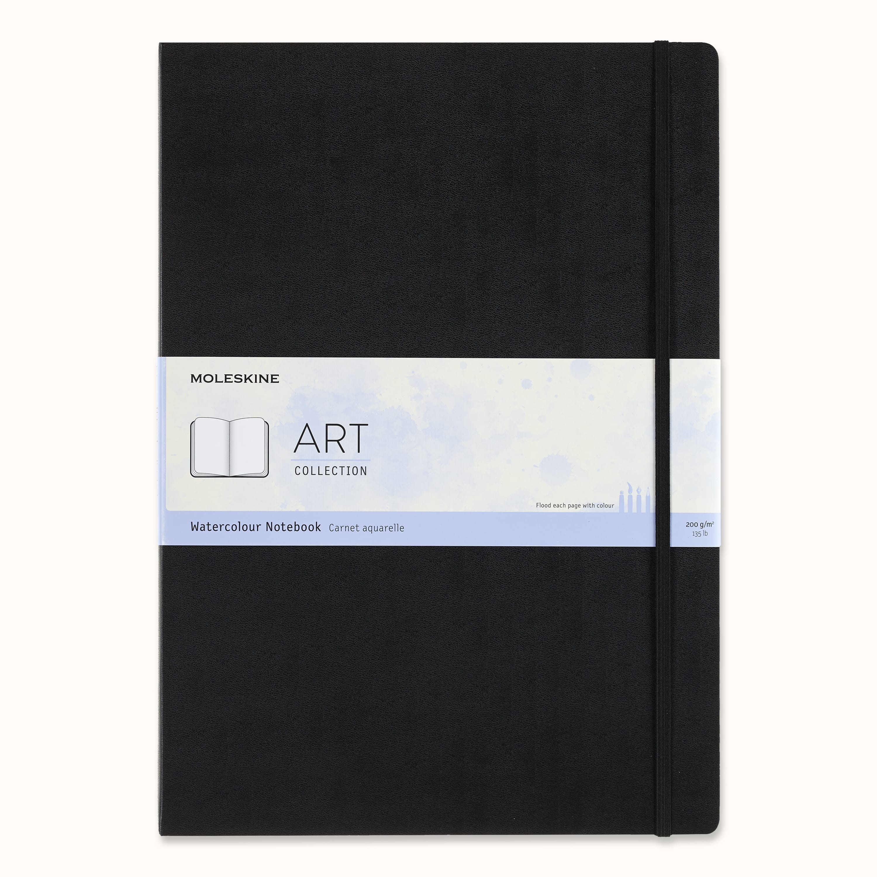 Watercolour Notebook Art Collection Black