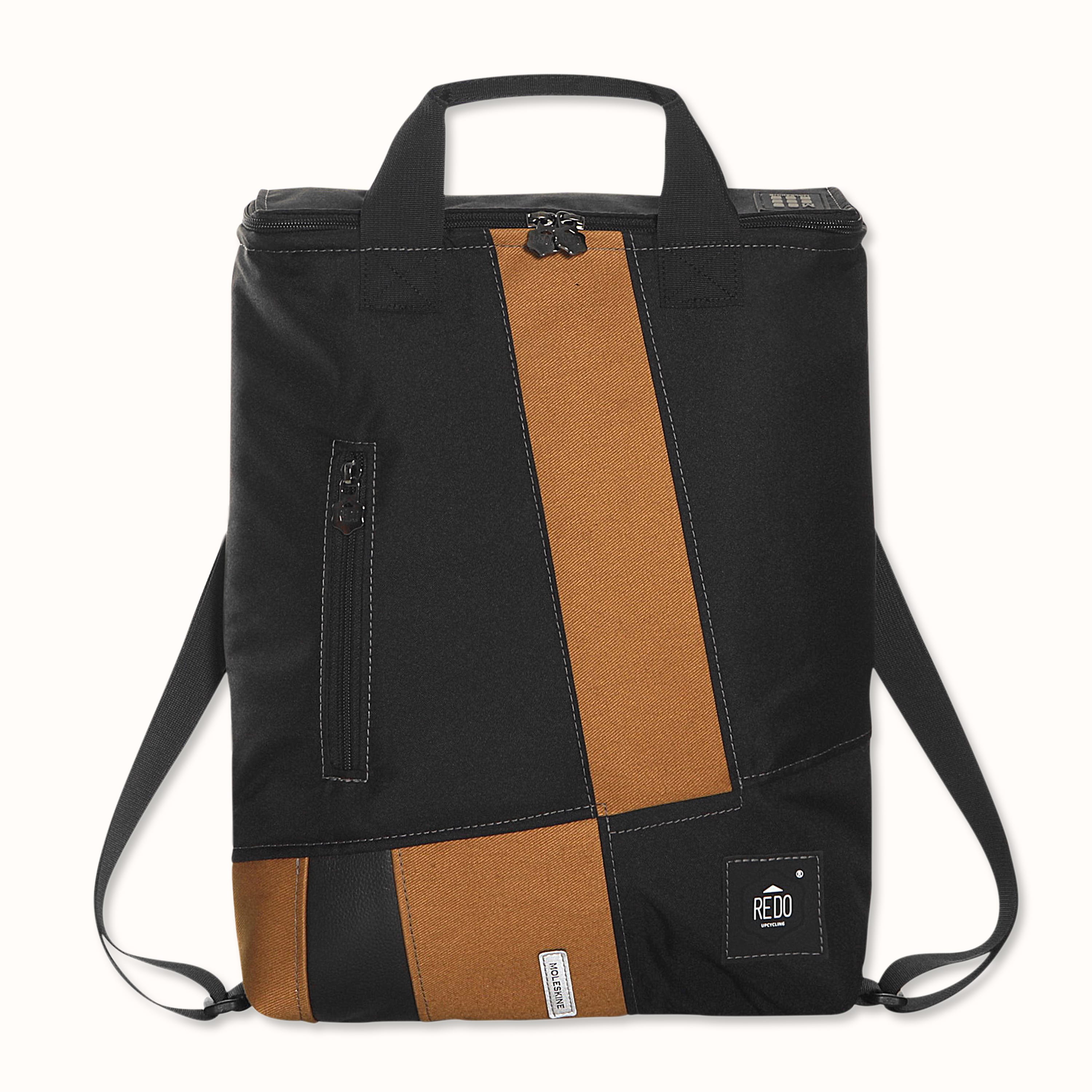 Moleskine x REDO Shopperpack One-of-a-kind, upcycled Black & orange ...