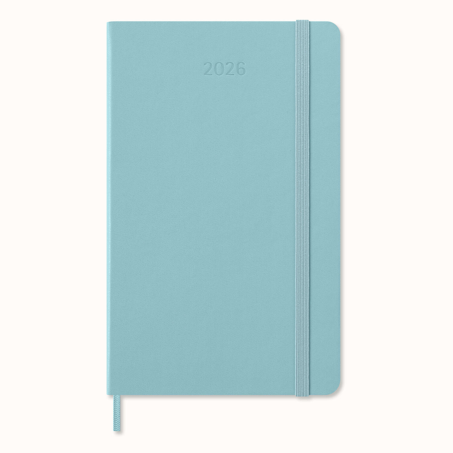 Classic Diary 2026 Large Weekly, hard cover, 12 months Aquamarine